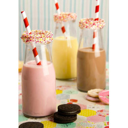 Milk Bottle Vintage in vetro 34 cl