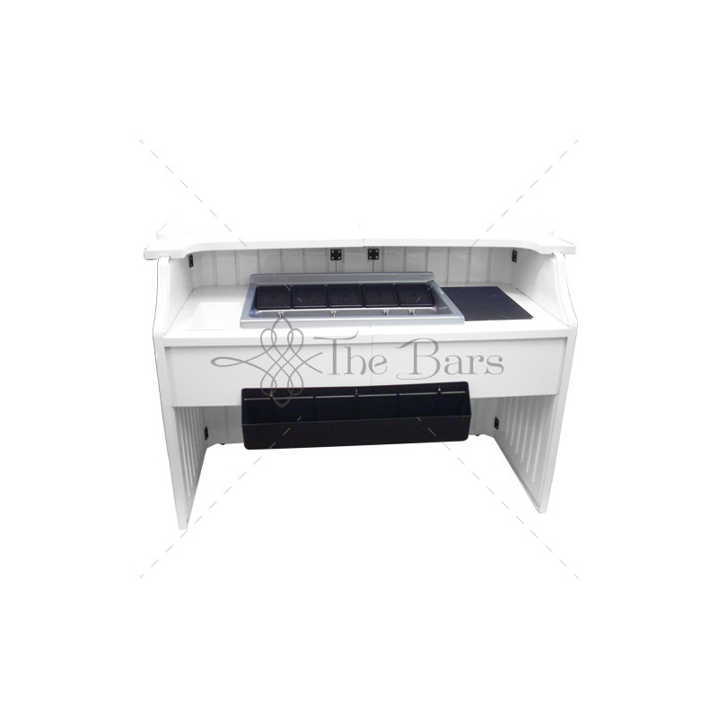 Black Polycarbonate Mobile Bar