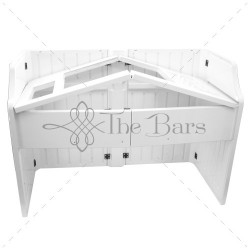 Black Polycarbonate Mobile Bar
