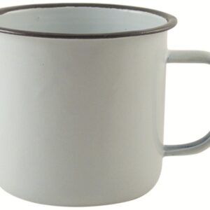 White Vintage Enamel Mug