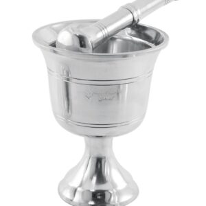 Mortaio e Pestello in Acciaio Inox
