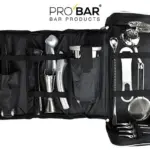 mala de barman com kit de barman de 4 peças